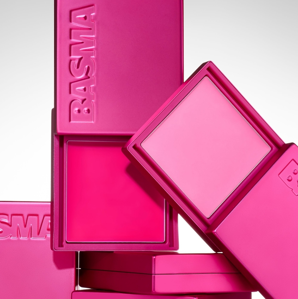 BASMA MINI CREAM BLUSH IN FUSCHIA (HOT PINK)